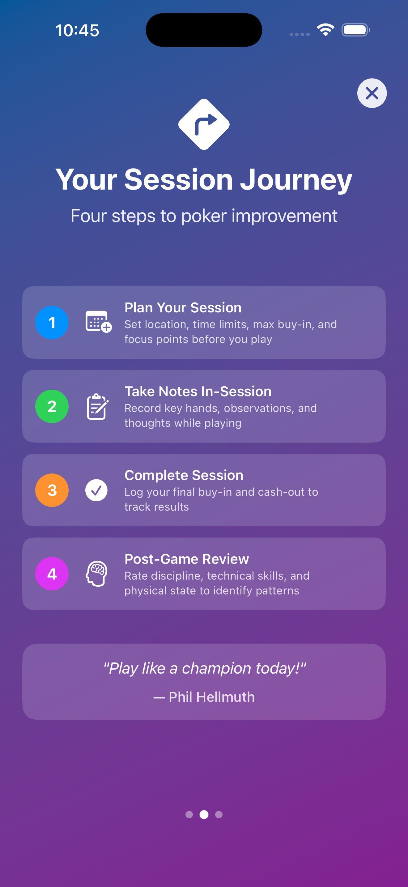 Your Session Journey